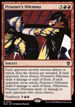 Gefangenendilemma MKC-34 Rare Excellent Deutsch