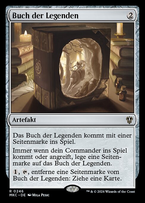 Buch der Legenden MKC-246 Rare Near Mint Deutsch