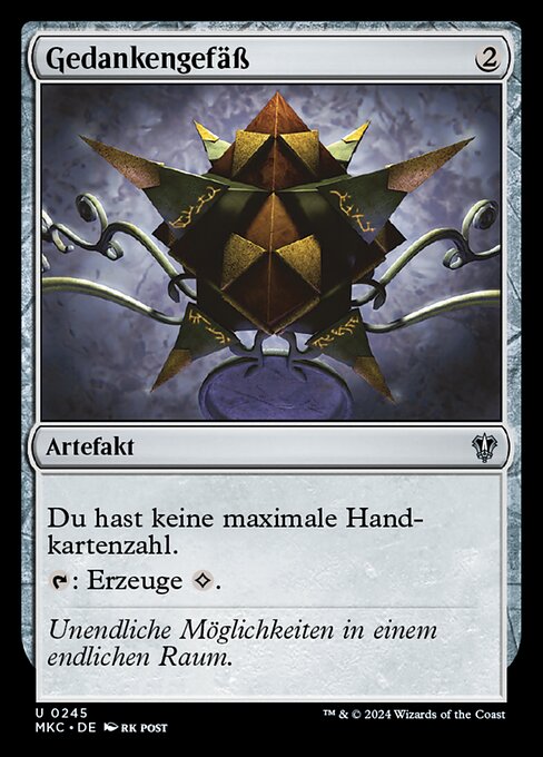 Gedankengefäß MKC-245 Uncommon Excellent Deutsch