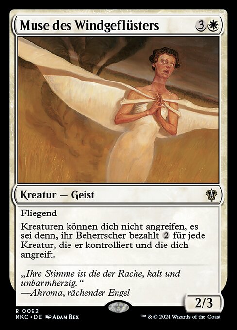 Muse des Windgeflüsters MKC-92 Rare Near Mint Deutsch