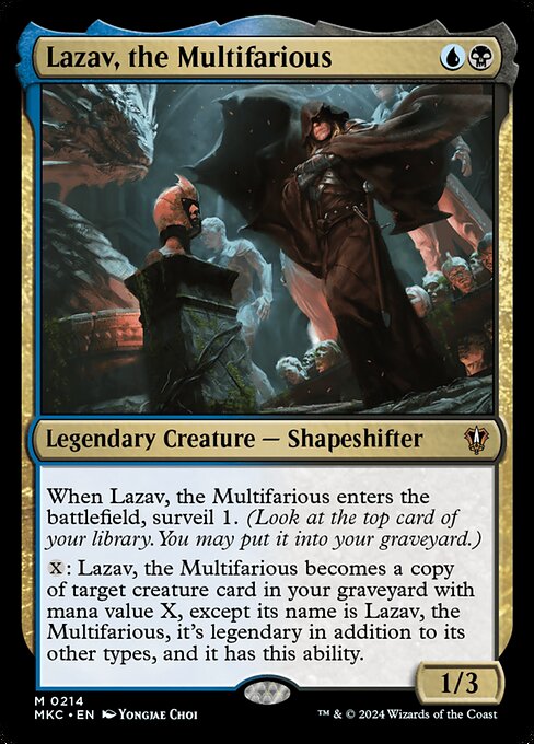 Lazav, the Multifarious MKC-214 Mythic Excellent Englisch