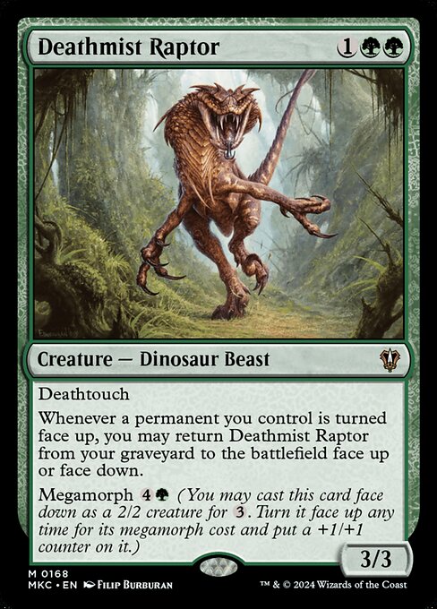 Deathmist Raptor MKC-168 Mythic Near Mint Englisch