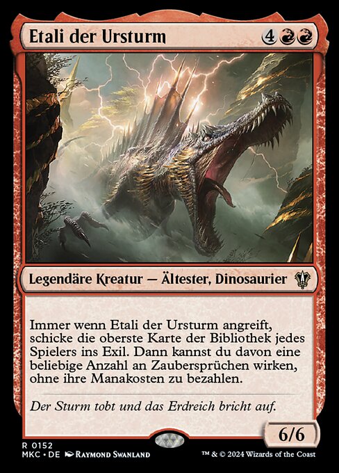 Etali der Ursturm MKC-152 Rare Near Mint Deutsch