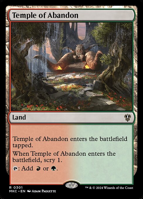 Temple of Abandon MKC-301 Rare Near Mint Englisch
