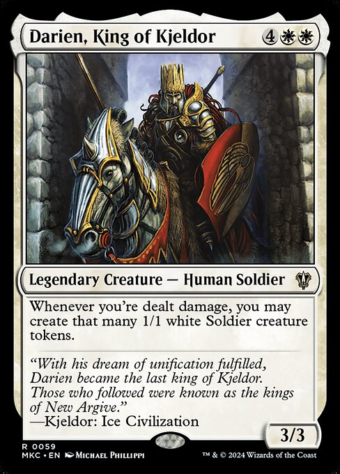 Darien, König von Kjeldor MKC-59 Rare Near Mint Englisch