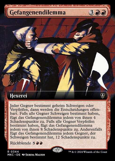 Gefangenendilemma XMKC-344 Rare Near Mint Deutsch