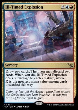 Ill-Timed Explosion MKM-207 Rare Near Mint Englisch Foil