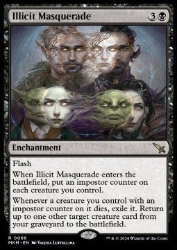 Illicit Masquerade MKM-88 Rare Near Mint Englisch
