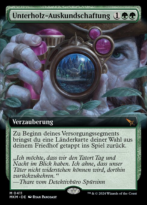 Unterholz-Auskundschaftung XMKM-411 Mythic Near Mint Deutsch