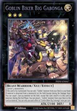 Goblin Biker Big Gabonga (V.1) PHNI-EN047 Secret Rare Near Mint Englisch 1. Auflage