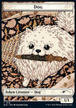 Dog Token (W 1/1) // Cat Token (G 1/1) SLDRCD-1516 Token Near Mint Englisch Foil