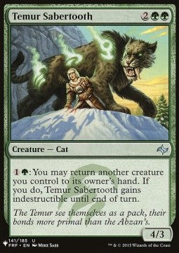 Temur-Säbelzahntiger SLDRCD-141 Uncommon Near Mint Englisch