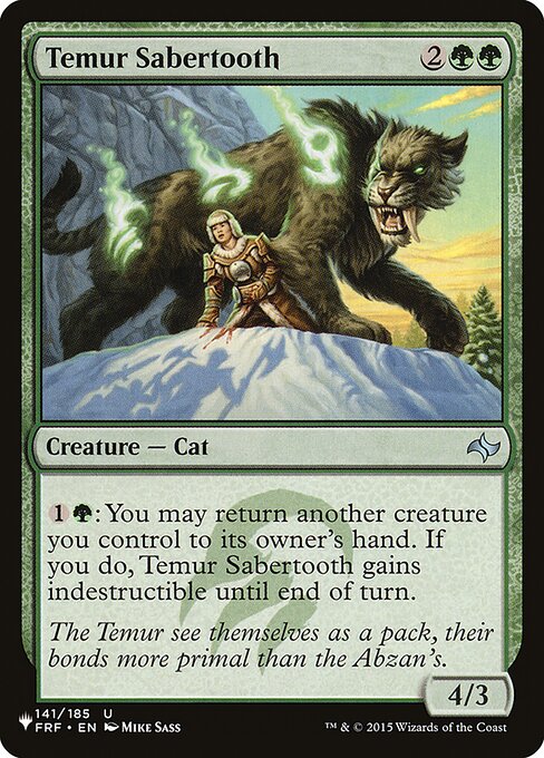 Temur-Säbelzahntiger SLDRCD-141 Uncommon Near Mint Englisch