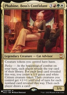 Phabine, Vertraute des Bosses SLDRCD-9 Mythic Near Mint Englisch