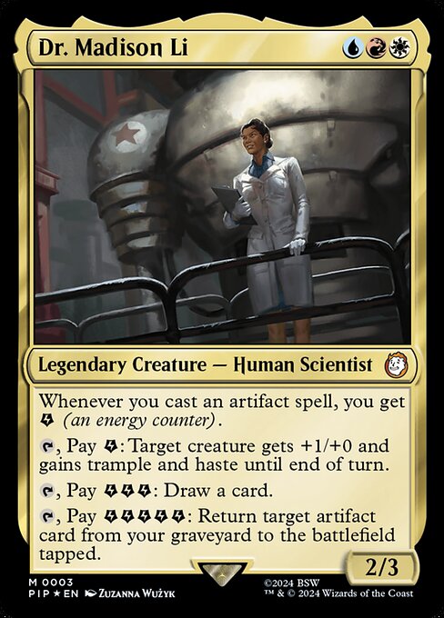 Dr. Madison Li PIP-3 Mythic Near Mint Englisch Foil