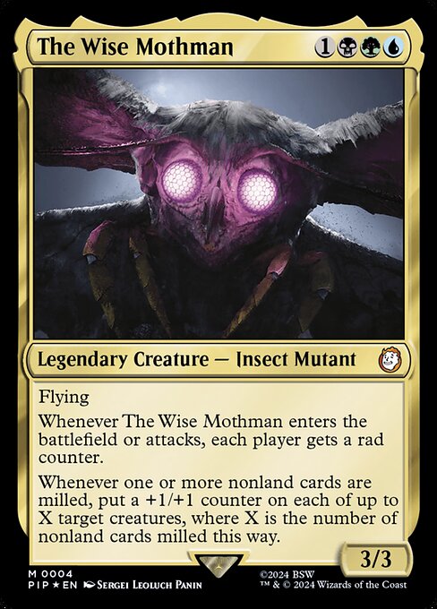 The Wise Mothman PIP-4 Mythic Excellent Englisch Foil
