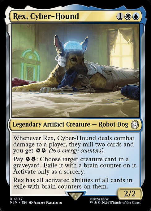 Rex, Cyber-Hound PIP-117 Rare Near Mint Englisch