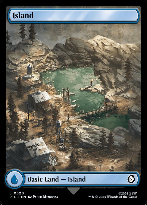 Island PIP-320 Land Excellent Englisch