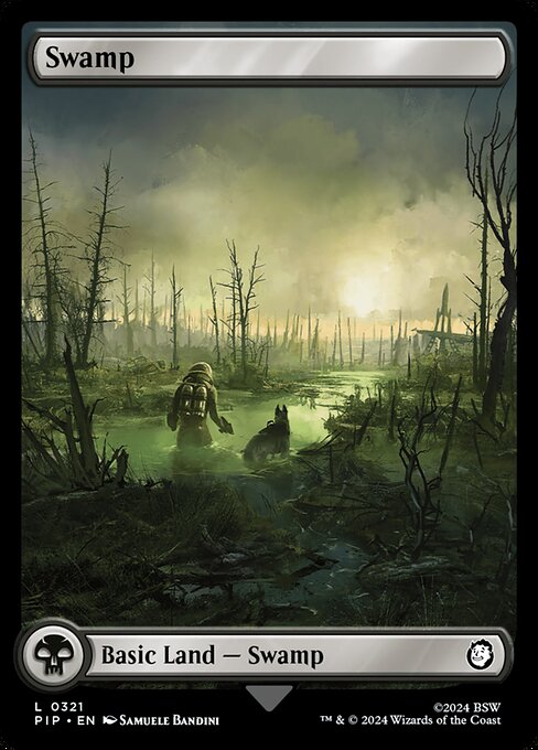 Sumpf (V.1) PIP-321 Land Near Mint Englisch Foil
