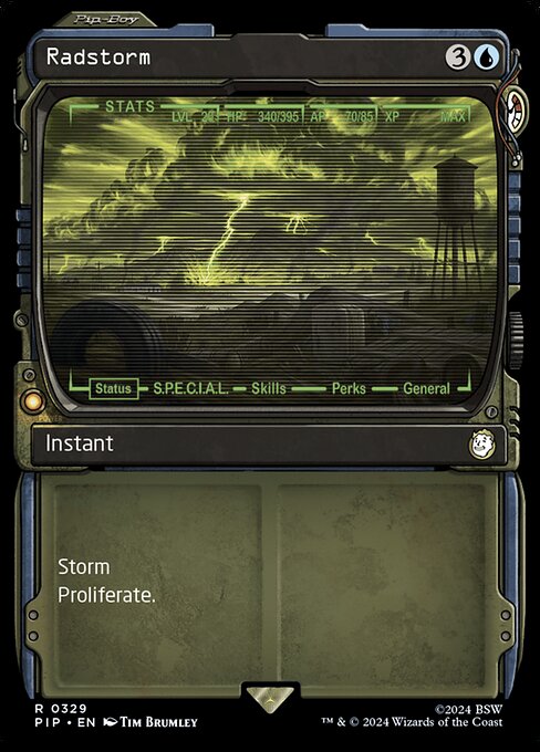 Radstorm (V.1) XPIP-329 Rare Near Mint Englisch Foil