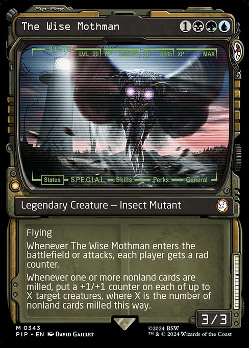 The Wise Mothman (V.2) XPIP-343 Mythic Near Mint Englisch