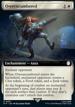 Overencumbered (V.1) XPIP-367 Rare Near Mint Englisch Foil