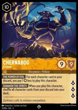 Chernabog - Übeltäter (V.1) 3INK-3 Super Rare Near Mint Deutsch Foil