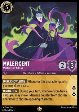 Malefiz - Herrin des Bösen (V.1) 3INK-51 Legendary Near Mint Englisch