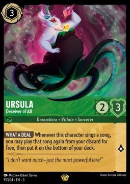 Ursula - Täuscht alle (V.1) 3INK-91 Legendary Near Mint Deutsch