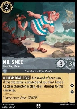 Herr Smee - Stümperhafter Offizier 3INK-184 Uncommon Excellent Englisch Foil