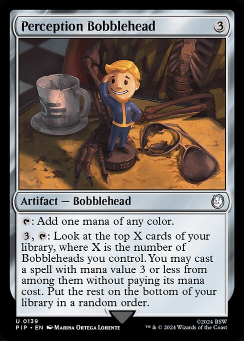 Perception Bobblehead PIP-139 Uncommon Near Mint Englisch Foil