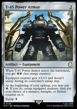 T-45 Power Armor PIP-145 Rare Near Mint Englisch