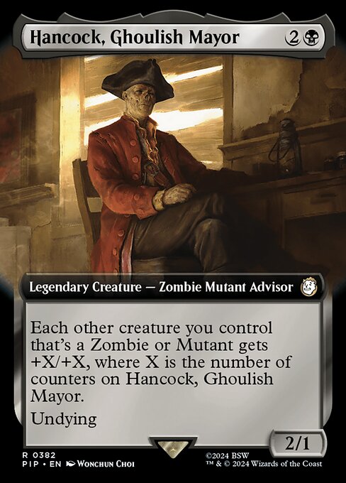 Hancock, Ghoulish Mayor (V.1) XPIP-382 Rare Near Mint Englisch