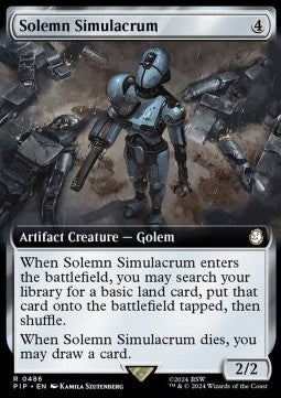 Solemn Simulacrum XPIP-486 Rare Excellent Englisch Foil