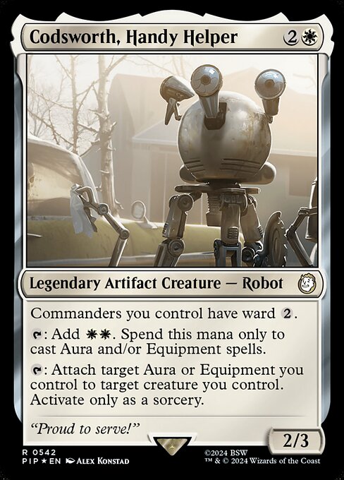 Codsworth, beflissener Gehilfe (V.2) XPIP-542 Rare Excellent Englisch Foil