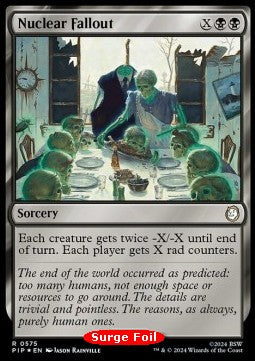 Nuclear Fallout XPIP-575 Rare Near Mint Englisch Foil