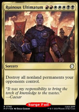 Vernichtendes Ultimatum (V.2) XPIP-748 Rare Near Mint Englisch Foil