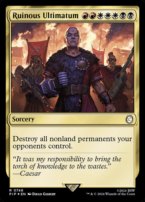 Vernichtendes Ultimatum (V.2) XPIP-748 Rare Near Mint Englisch Foil
