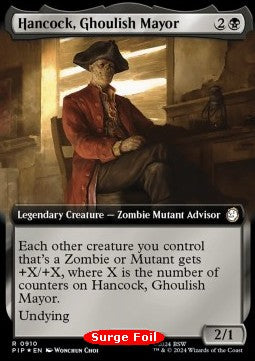Hancock, Ghoulish Mayor (V.3) XPIP-910 Rare Near Mint Englisch Foil