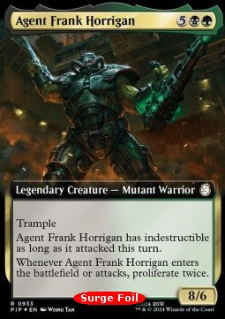 Agent Frank Horrigan (V.3) XPIP-933 Rare Near Mint Englisch Foil