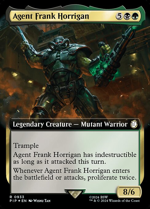Agent Frank Horrigan (V.3) XPIP-933 Rare Near Mint Englisch Foil