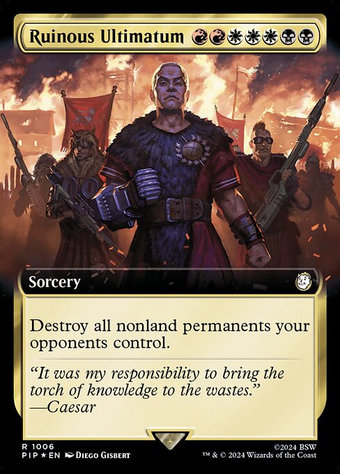 Vernichtendes Ultimatum (V.3) XPIP-1006 Rare Near Mint Englisch Foil
