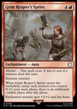 Grim Reaper's Sprint PIP-58 Rare Near Mint Englisch Foil