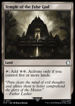Tempel der falschen Göttin PIP-311 Uncommon Near Mint Englisch Foil
