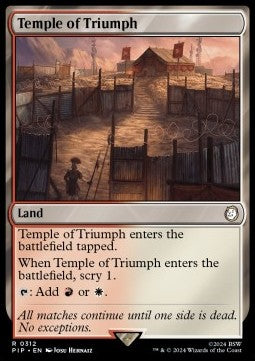 Tempel des Triumphes PIP-312 Rare Near Mint Englisch Foil