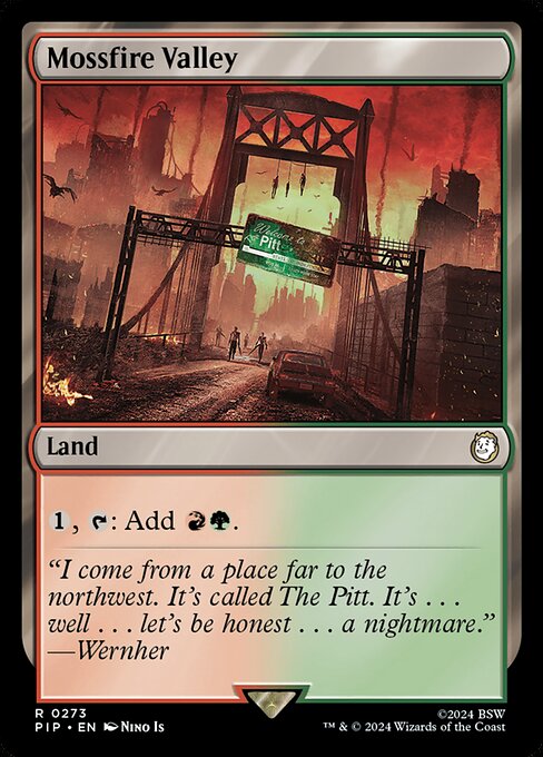 Moosfeuer-Tal PIP-273 Rare Near Mint Englisch Foil