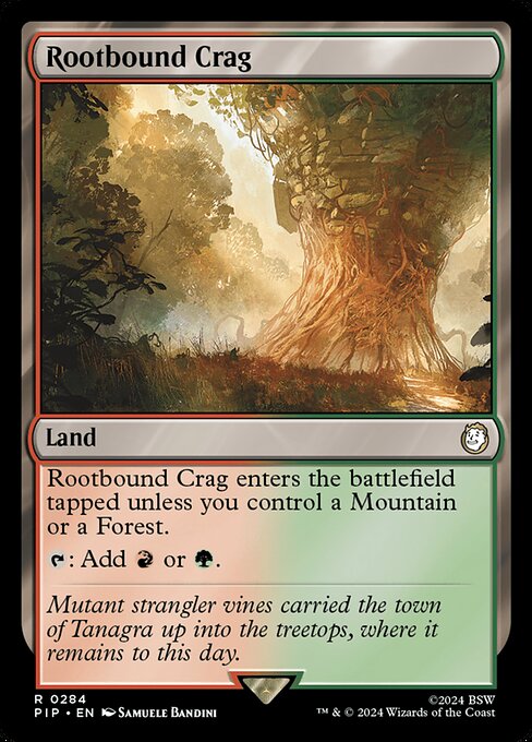 Rootbound Crag PIP-284 Rare Excellent Englisch