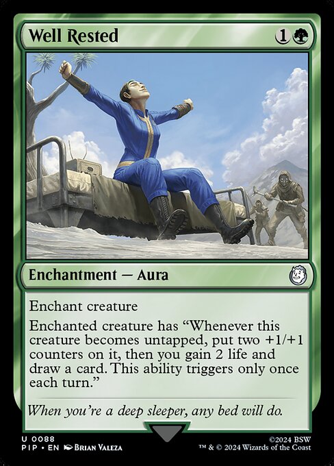 Well Rested PIP-88 Uncommon Near Mint Englisch Foil
