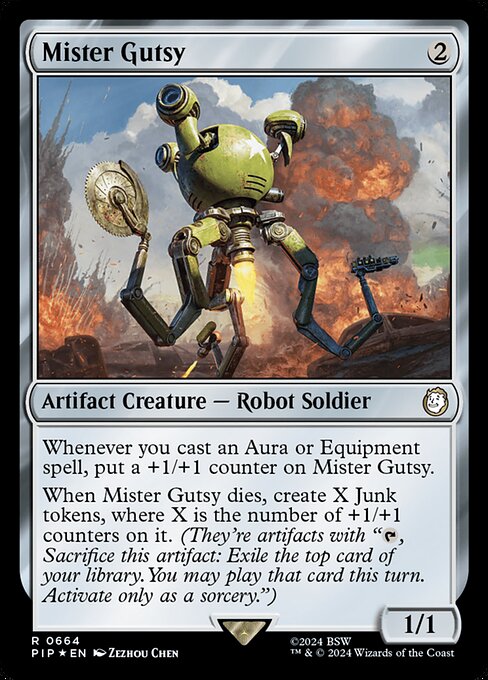 Mister Gutsy (V.2) XPIP-664 Rare Excellent Englisch Foil
