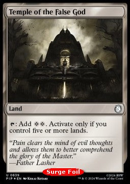 Tempel der falschen Göttin XPIP-839 Uncommon Near Mint Englisch Foil